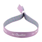 SuboWrist Alloy wit  Custom made RPET festival armband 