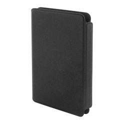 Passpu noir  Étui passeport en RPU 