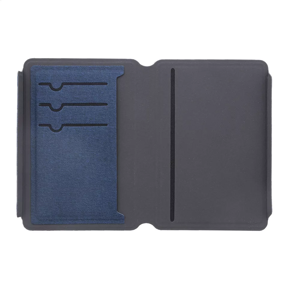 Passpu bleu  Étui passeport en RPU 