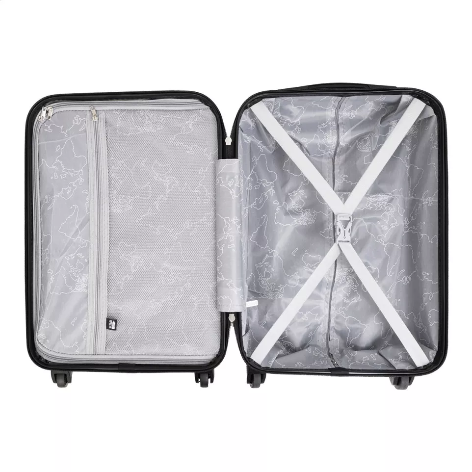 Airmile silver  RPET carry-on luggage 