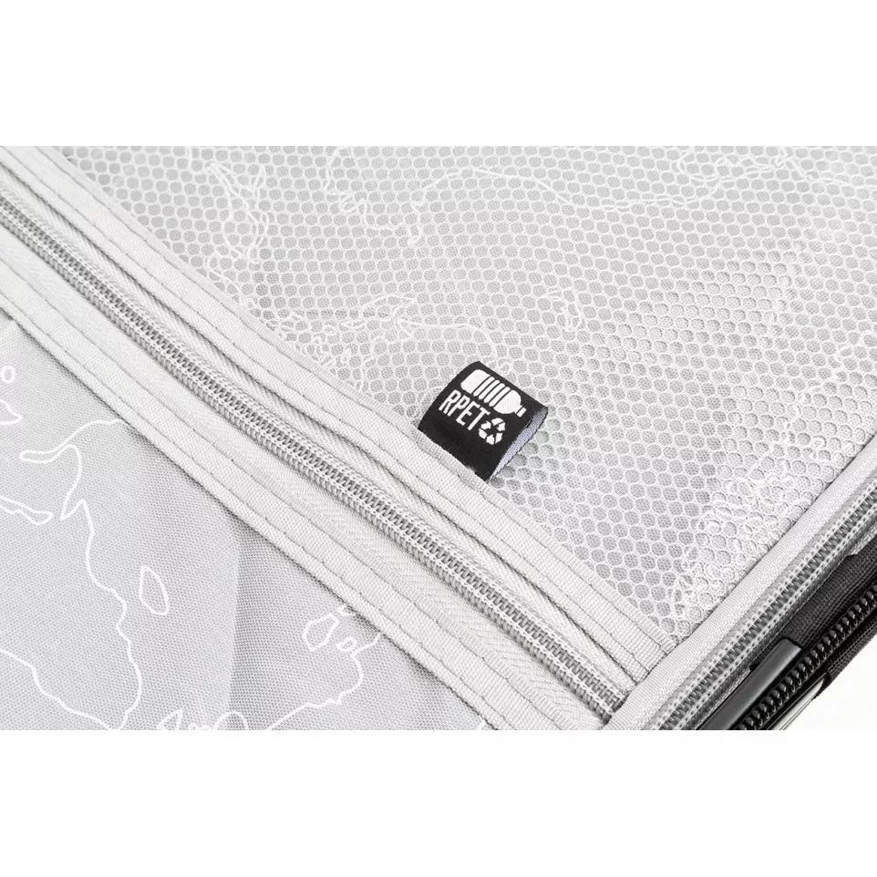 Airmile silver  RPET carry-on luggage 