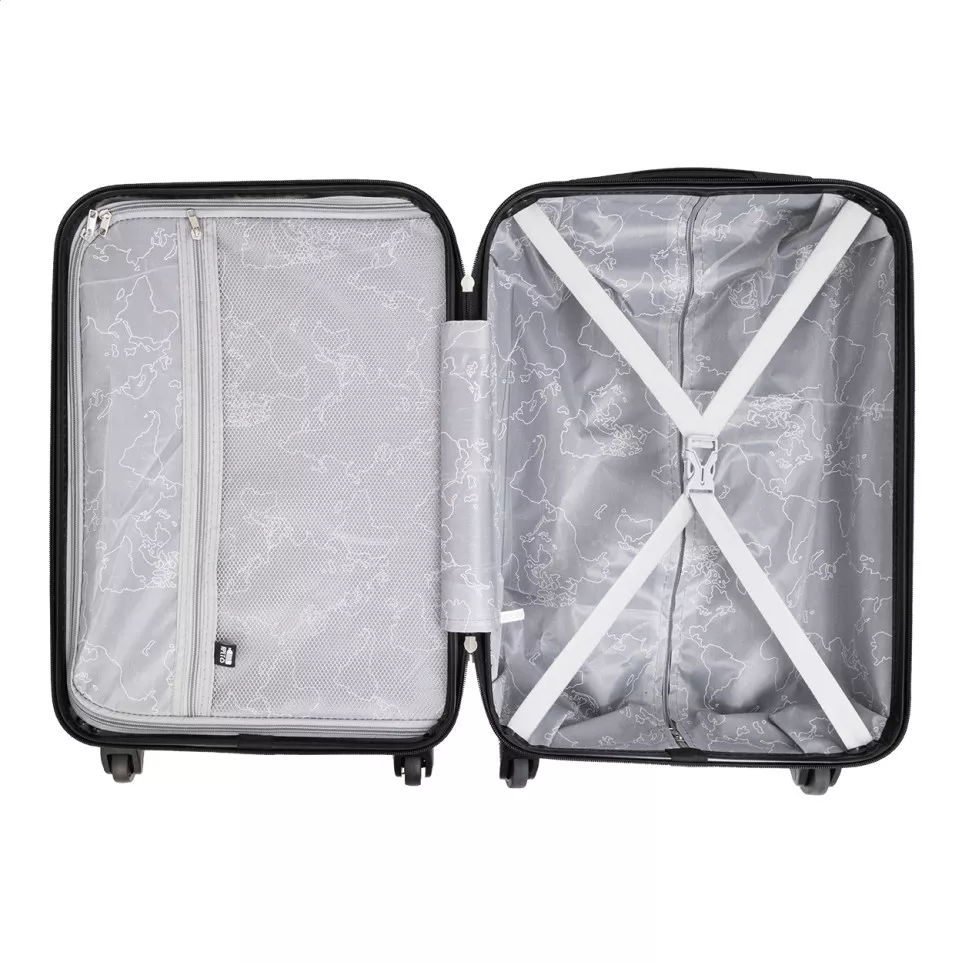 Airmile black  RPET carry-on luggage 