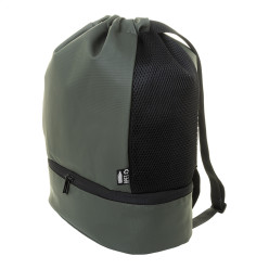 Duodraw green  RPET drawstring bag 