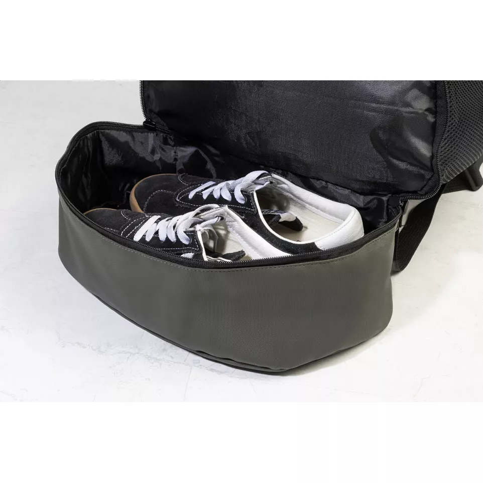 Duodraw green  RPET drawstring bag 