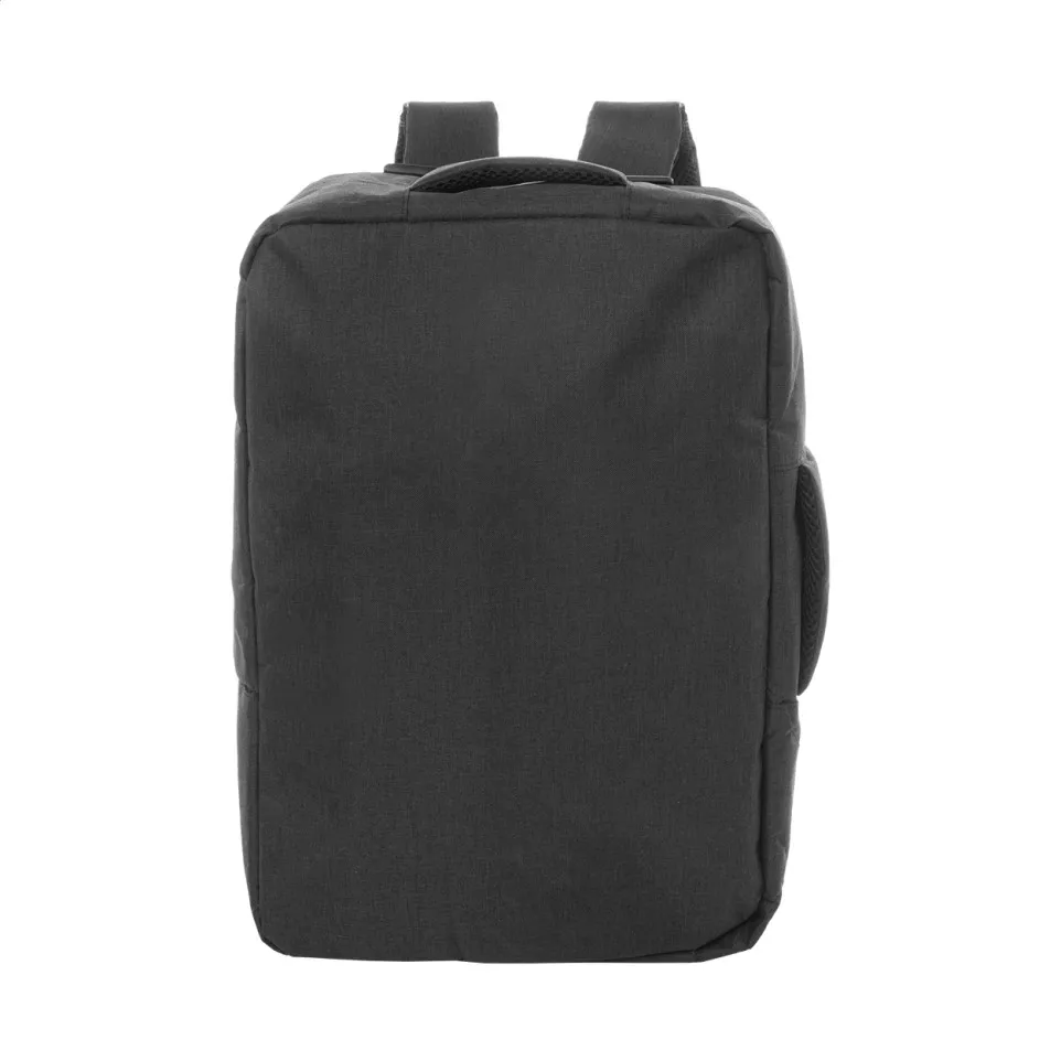 Eaton black  RPET document backpack 