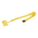 Revent Call geel  RPET mobiele houder lanyard 