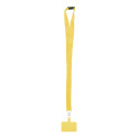 Revent Call yellow  RPET mobile holder lanyard 