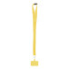 Revent Call geel  RPET mobiele houder lanyard 