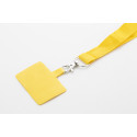Revent Call geel  RPET mobiele houder lanyard 