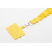 Revent Call yellow  RPET mobile holder lanyard 