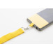 Revent Call yellow  RPET mobile holder lanyard 