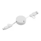 Rascop wit  RABS USB-oplaadkabel 