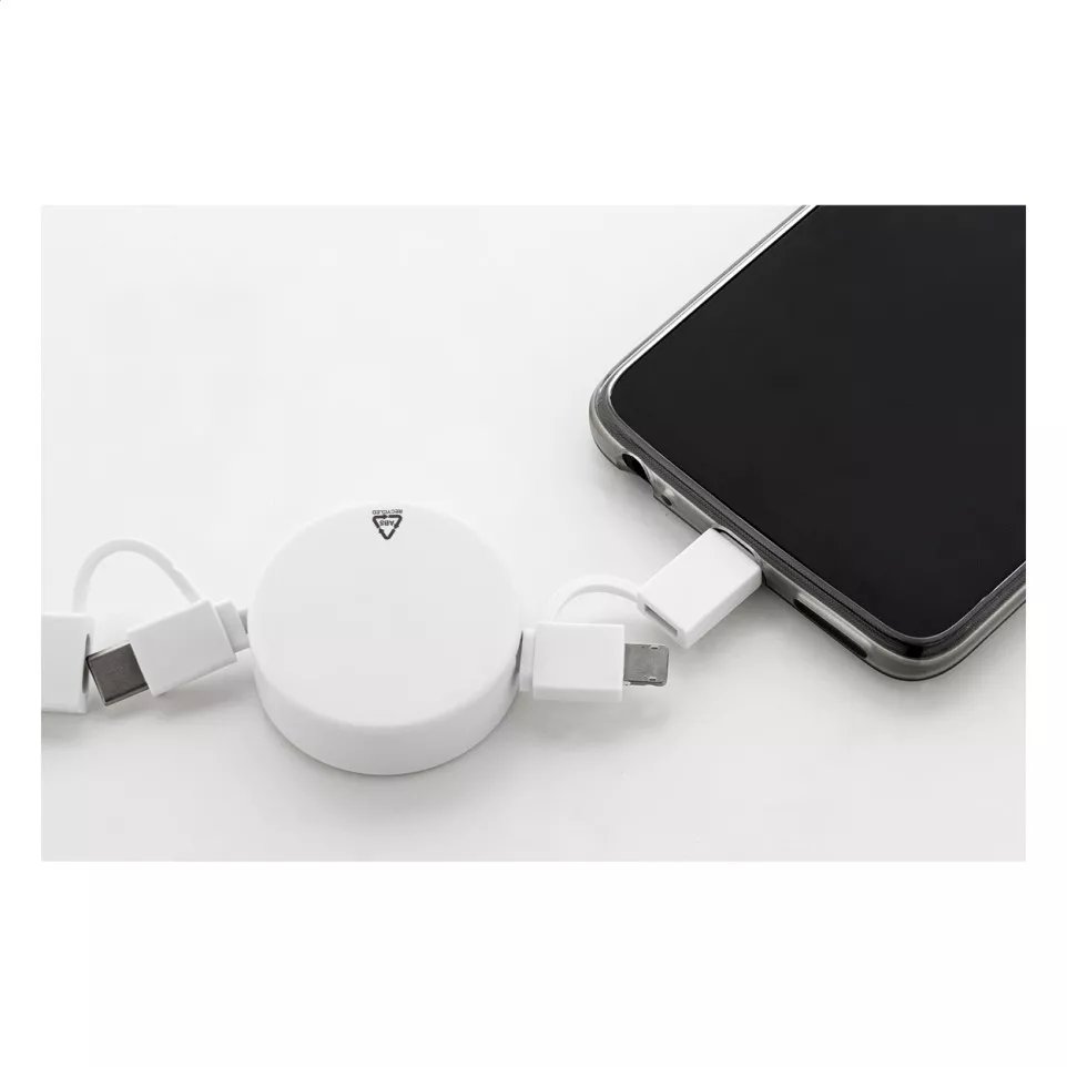 Rascop blanc  Câble chargeur USB en...