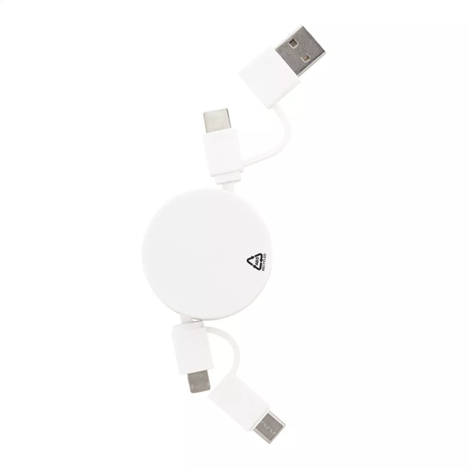 Rascop white  RABS USB charger cable 