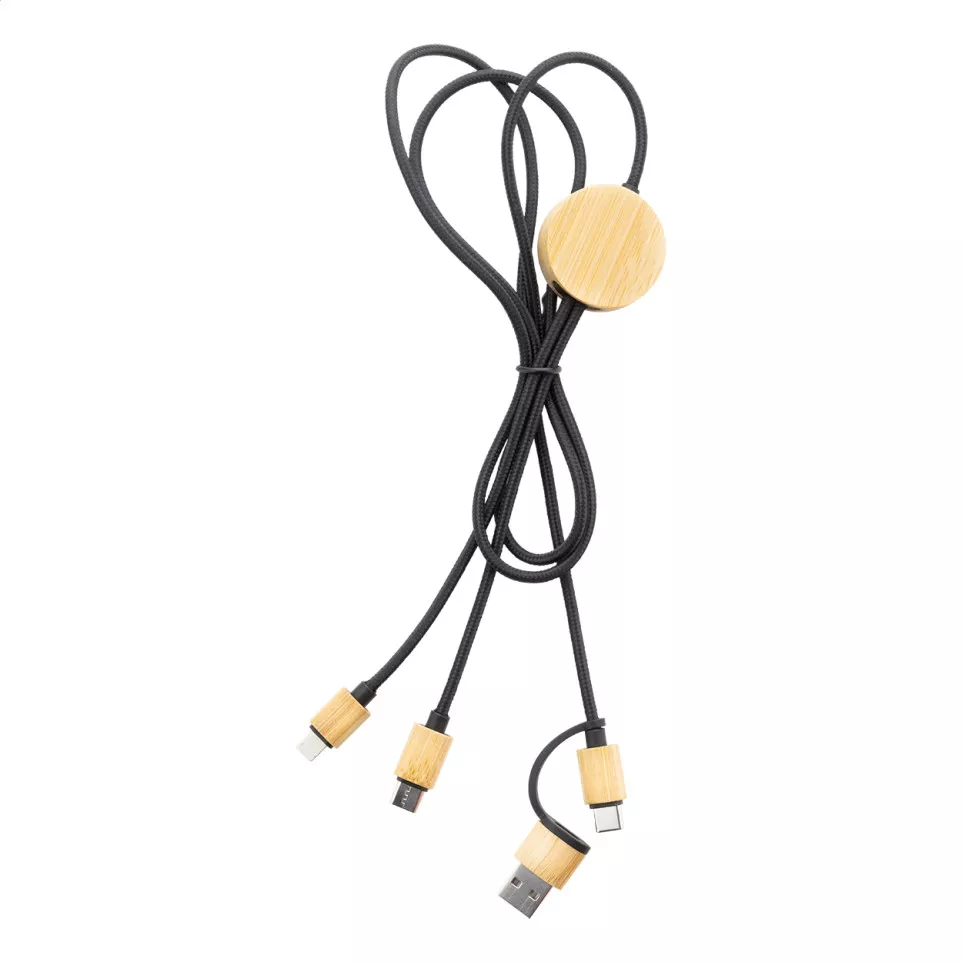 Cobbel natural black USB charger cable 