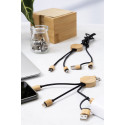 Cobbel Mini natuurlijk zwart USB-oplaadkabel 
