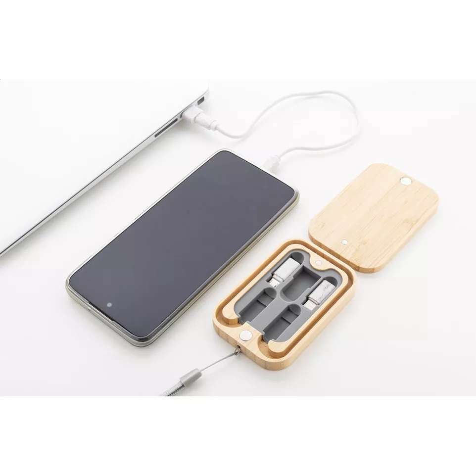 Cabsly natural  USB charger cable set 