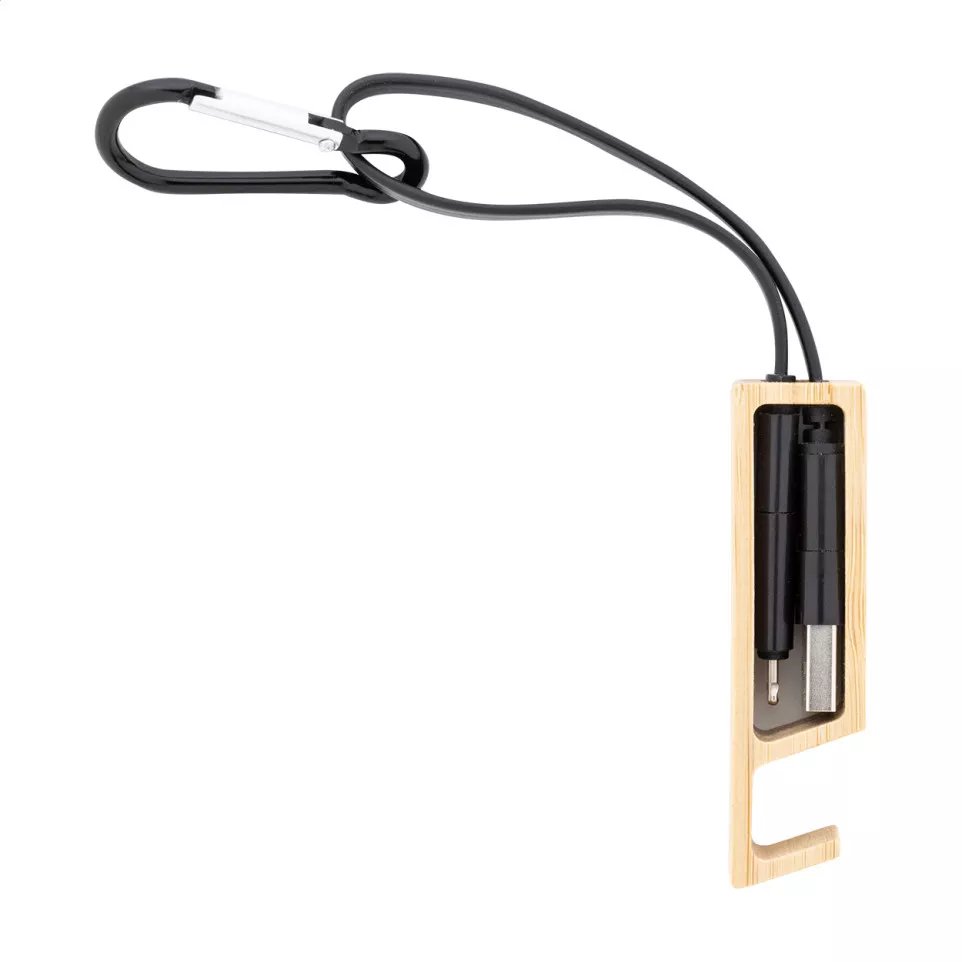 Boppy black natural USB charger cable 
