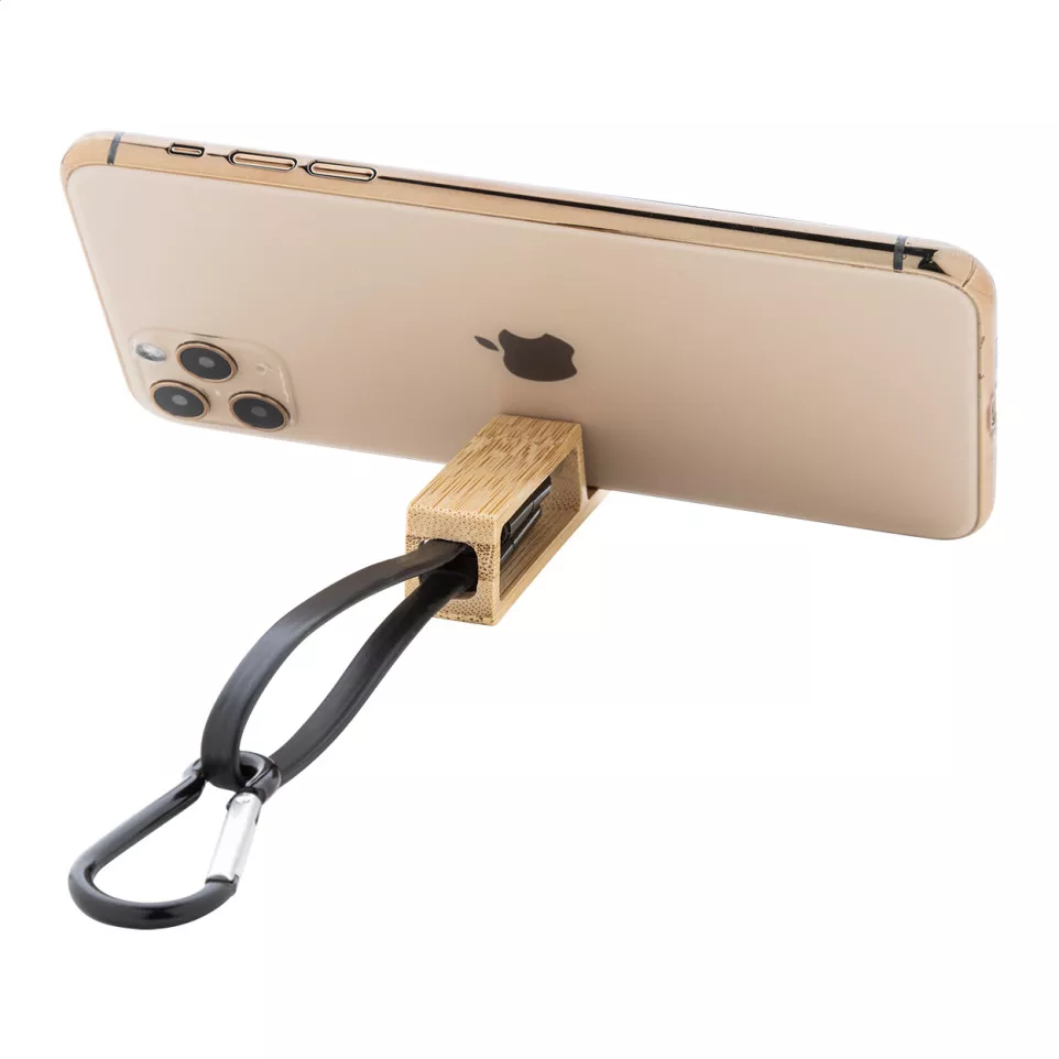 Boppy black natural USB charger cable 