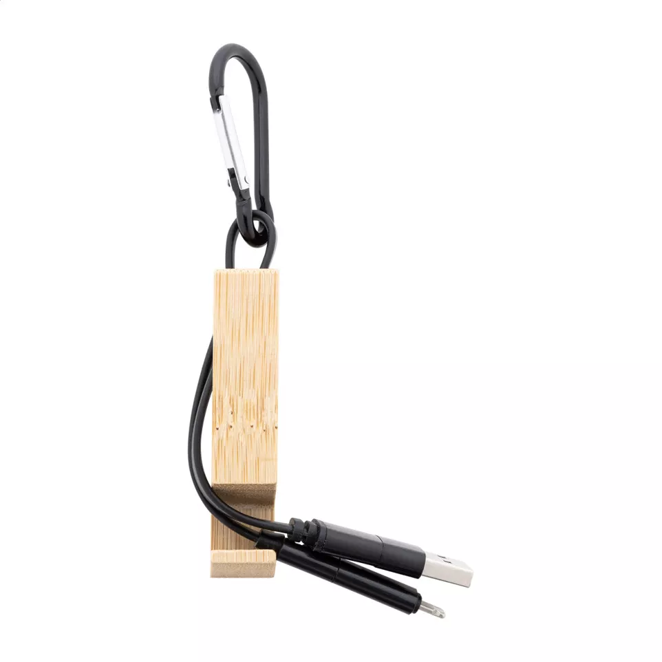 Boppy black natural USB charger cable 