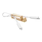 Boppy blanc naturelle Câble chargeur USB 