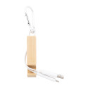 Boppy white natural USB charger cable 