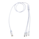 Ralong silver  USB charger cable 