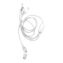 Ralong zilver  USB-oplaadkabel 