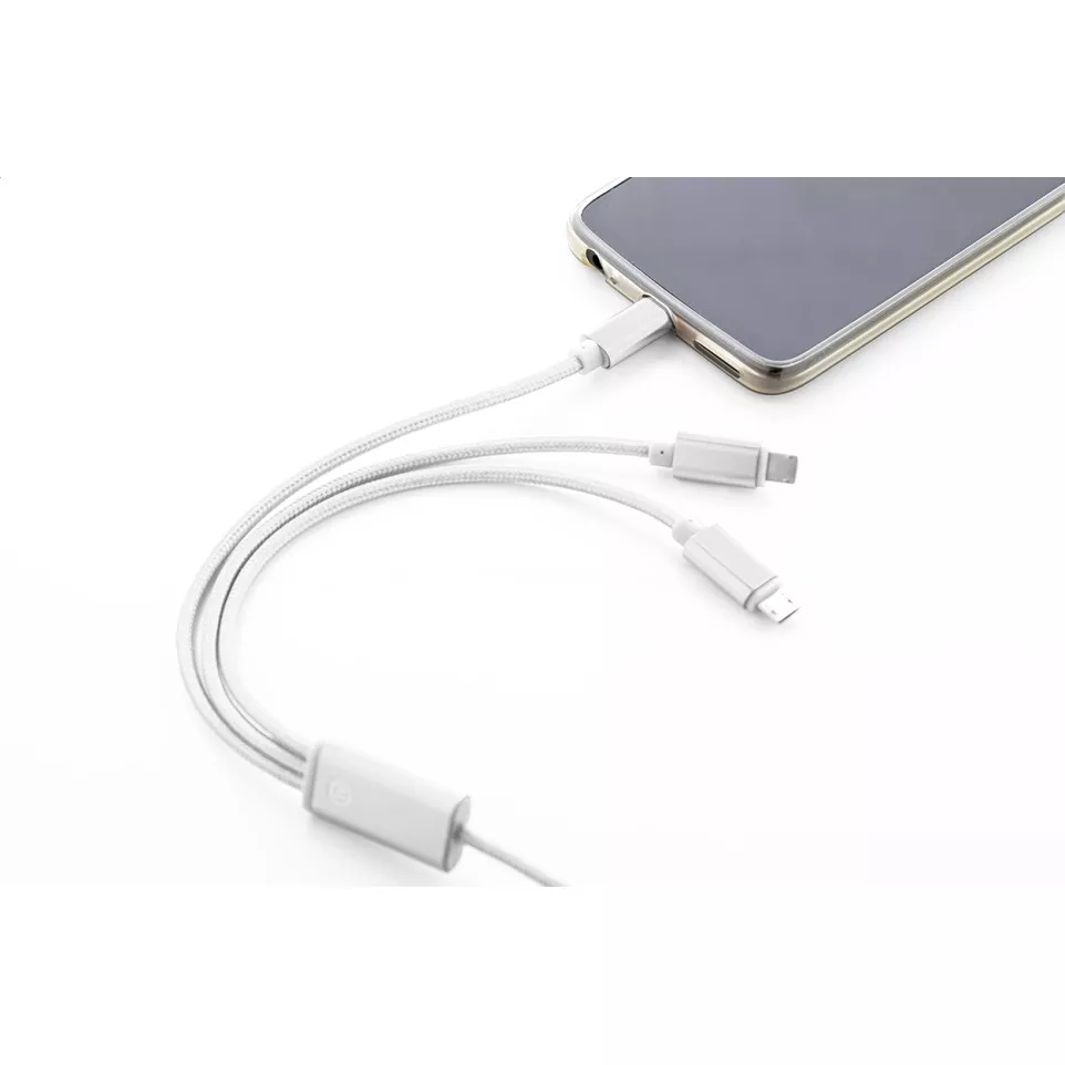 Ralong zilver  USB-oplaadkabel 