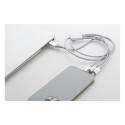 Ralong argenté  Câble chargeur USB 
