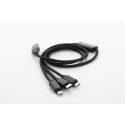 Ralong zwart  USB-oplaadkabel 