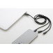 Ralong zwart  USB-oplaadkabel 