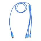 Ralong bleu  Câble chargeur USB 