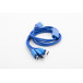 Ralong bleu  Câble chargeur USB 