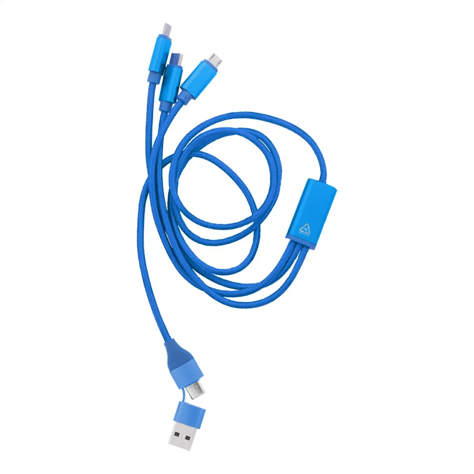 Ralong blauw  USB-oplaadkabel 