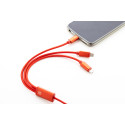 Ralong rouge  Câble chargeur USB 