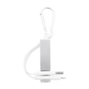 Cappy argenté  Câble chargeur USB 