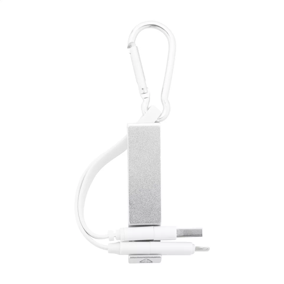 Cappy argenté  Câble chargeur USB 