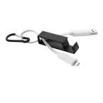 Cappy noir  Câble chargeur USB 