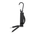 Cappy zwart  USB-oplaadkabel 