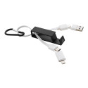 Cappy zwart  USB-oplaadkabel 