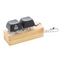 Typoo noir naturelle Porte-clés anti-stress 