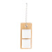 Typoo blanc naturelle Porte-clés anti-stress 
