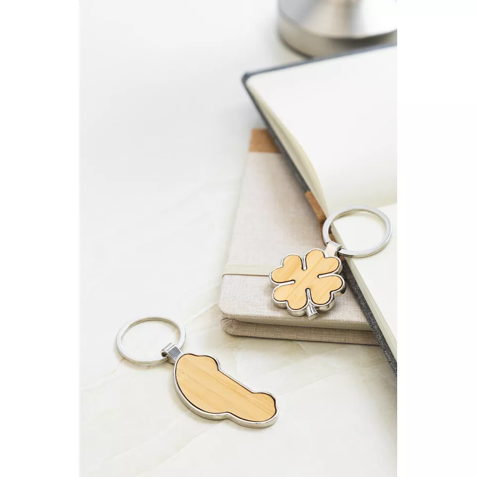 Clorby natural  keyring 