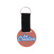 Woody Strap natural  custom keyring, round 
