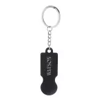 ShineCart black  trolley coin keyring 