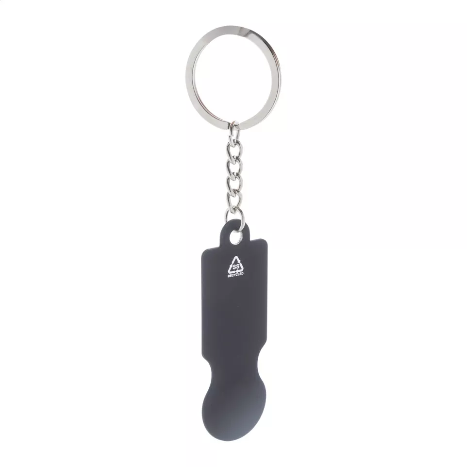 ShineCart noir  Porte-clés jeton 