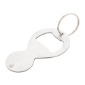 BeerCart silver  trolley coin keyring 