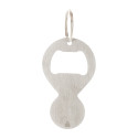 BeerCart silver  trolley coin keyring 