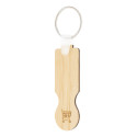 BooCart natural  trolley coin keyring 